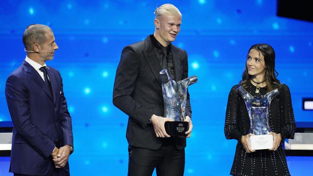 Foto: Kalahkan Kevin De Bruyne dan Lionel Messi, Erling Haaland Sabet Gelar Pemain Terbaik UEFA 2022 / 2023