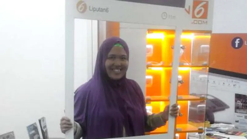 Seru, Bisa Segarkan Badan di Booth Liputan6 Indocomtech