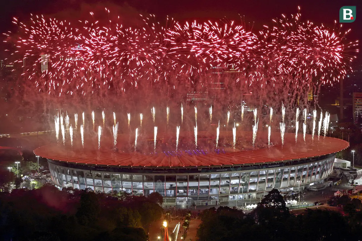 Pesta Kembang Api di Pembukaan Asian Games 2018