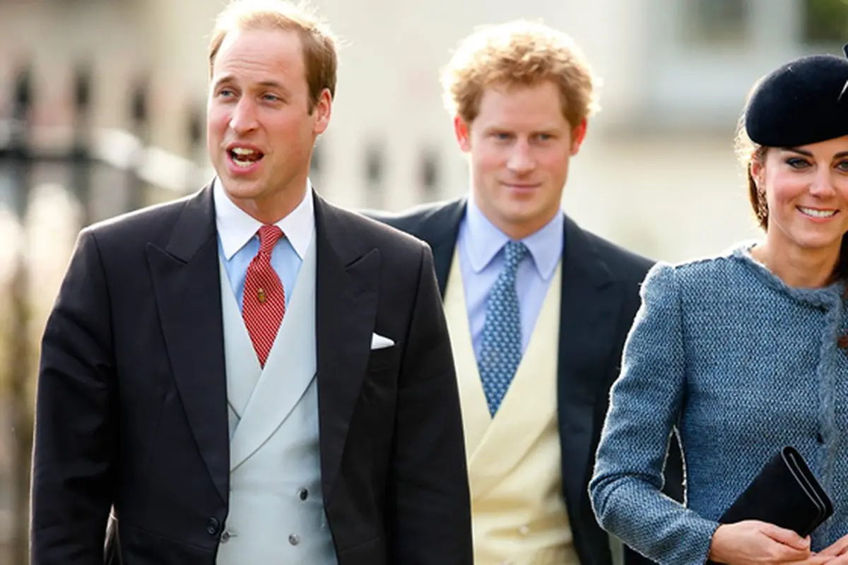 Pangeran William, Pangeran Harry, dan Kate Middleton