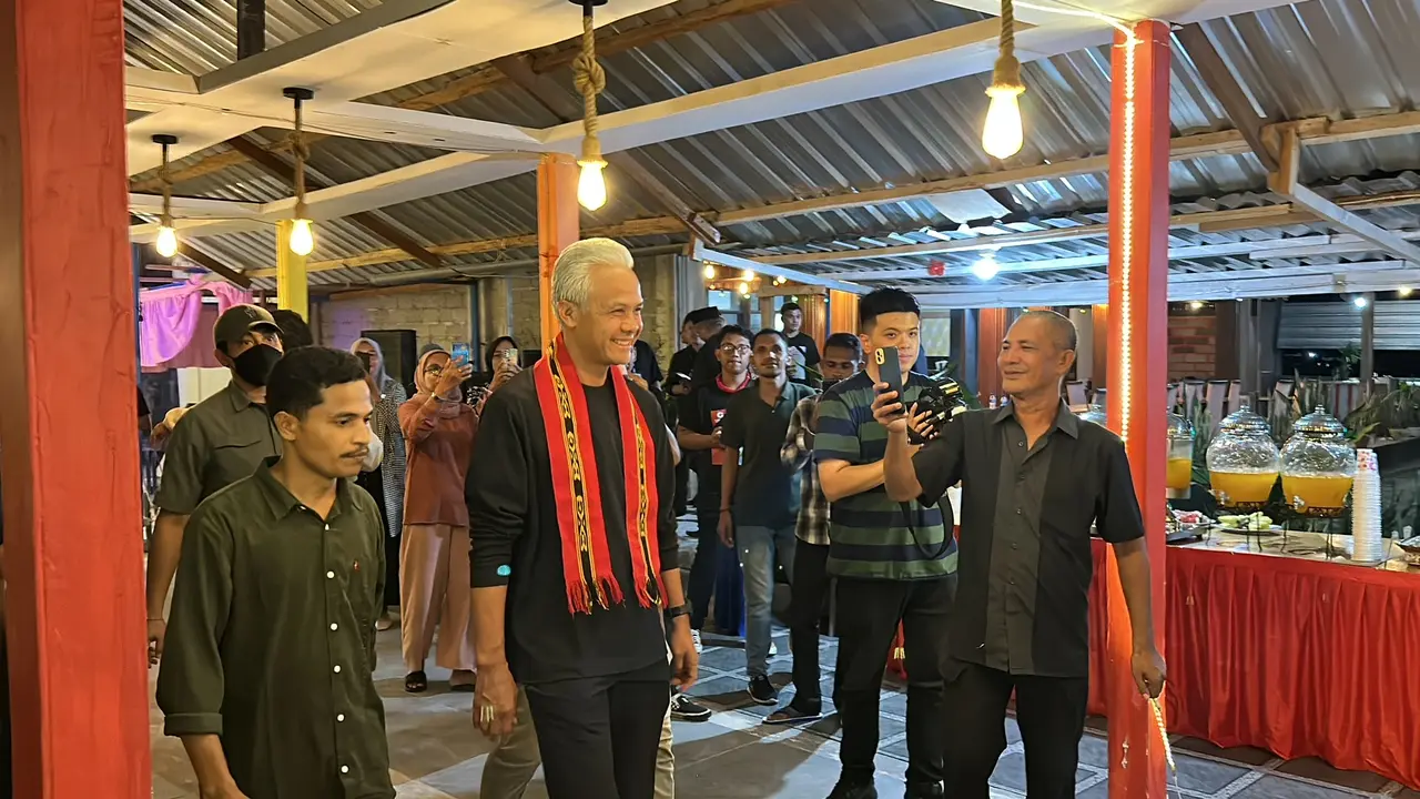 Calon presiden (capres) nomor urut tiga Ganjar Pranowo