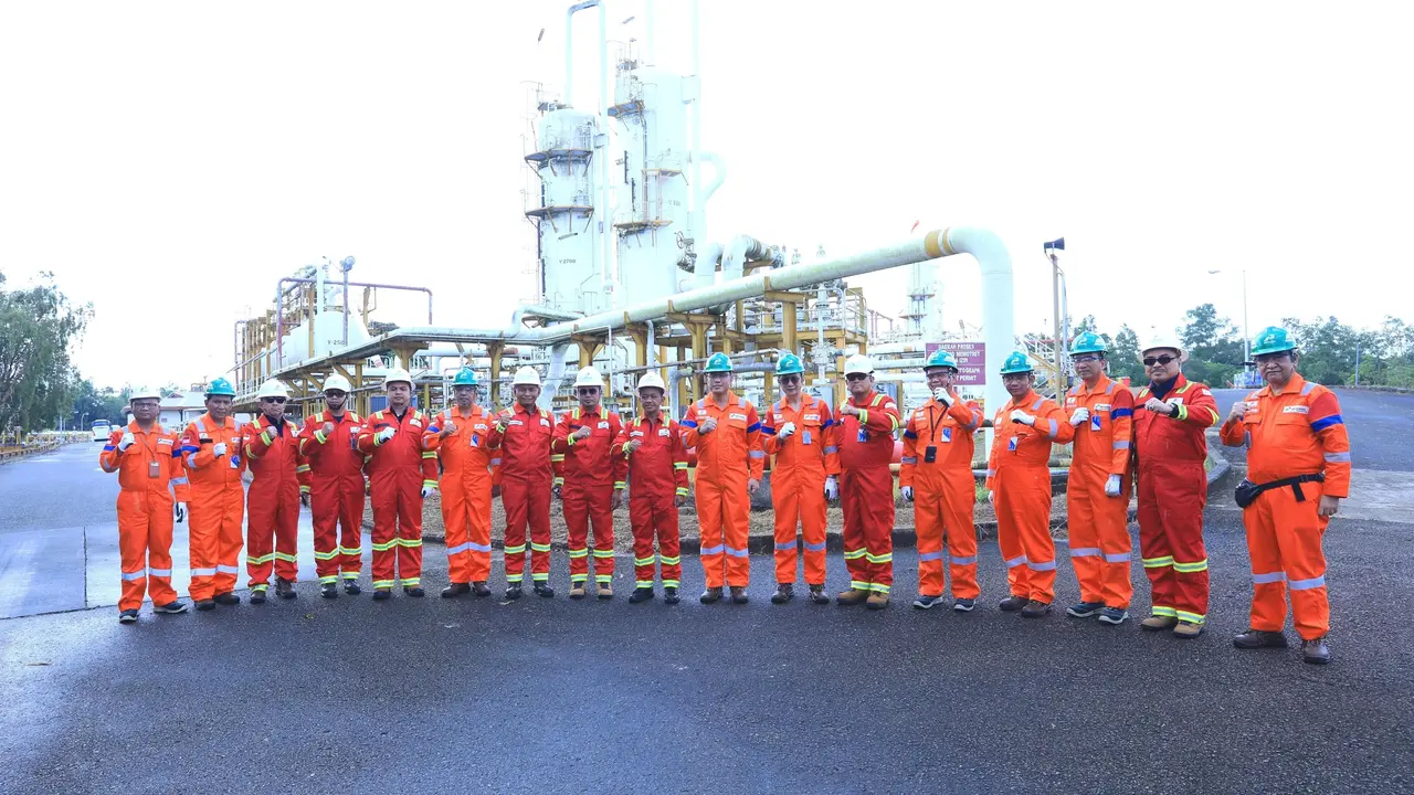 PT Pertamina Hulu Mahakam (PHM), salah satu anak perusahaan PT Pertamina Hulu Indonesia (PHI), menerima Kunjungan Kerja (kunker) Menteri ESDM Bahlil Lahadalia di lapangan Senipah Peciko South Mahakam. (Foto: Istimewa)