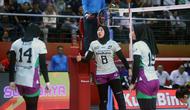 Juara bertahan voli putri, Jakarta Pertamina Enduro gagal memetik kemenangan dalam laga perdana final four Proliga 2026 seri pertama di Jawapos Arena Surabaya, Kamis (2/4/2026) malam. (Dok. PBVSI)