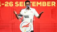 Menteri Pariwisata dan Ekonomi Kreatif (Menparekraf) Sandiaga Uno berkunjung ke Jayapura dan membuka pertandingan ekshibisi esports PON Papua 2021, Selasa (21/9/2021). (Dok.Ist)