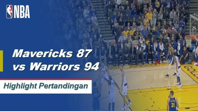 Cuplikan Hasil Pertandingan NBA : Mavericks 116 vs Warriors 120