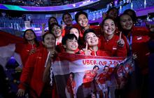 Foto: Singkirkan Korea Selatan, Tim Indonesia Rayakan Kesuksesan Sapu Bersih dan Melaju ke Babak Final Piala Uber 2024
