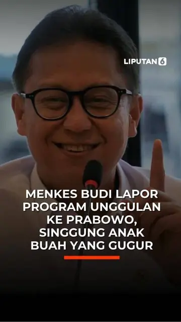 Menkes Budi Lapor Program Unggulan ke Prabowo, Singgung Anak Buah yang Gugur