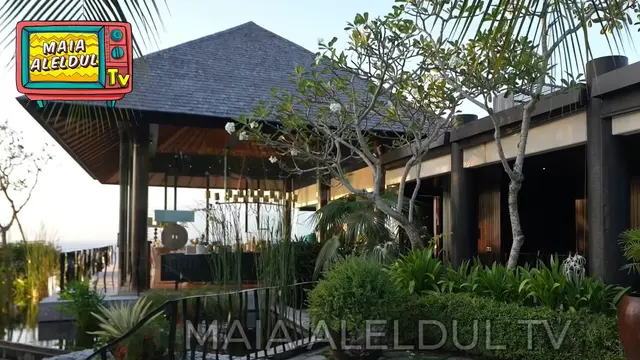 Potret Bagian Depan Villa Maia Estianty di Bali