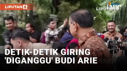 VIDEO: Momen Budi Arie 'Ganggu' Wawancara Giring di Kertanegara