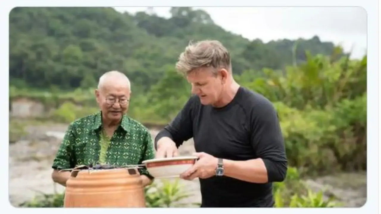 Chef Gordon Ramsay Belajar Masak Rendang Padang dari William Wongso