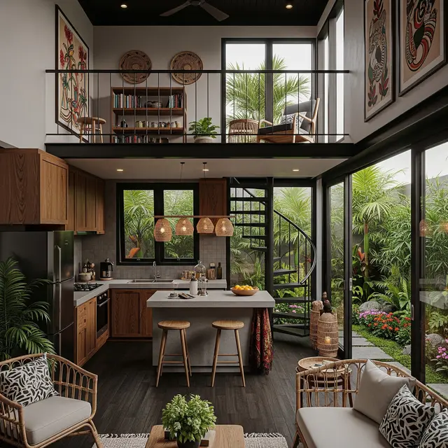 9 Model Rumah Mezzanine Kekinian dengan Dapur Open Space, Maksimalkan Lahan