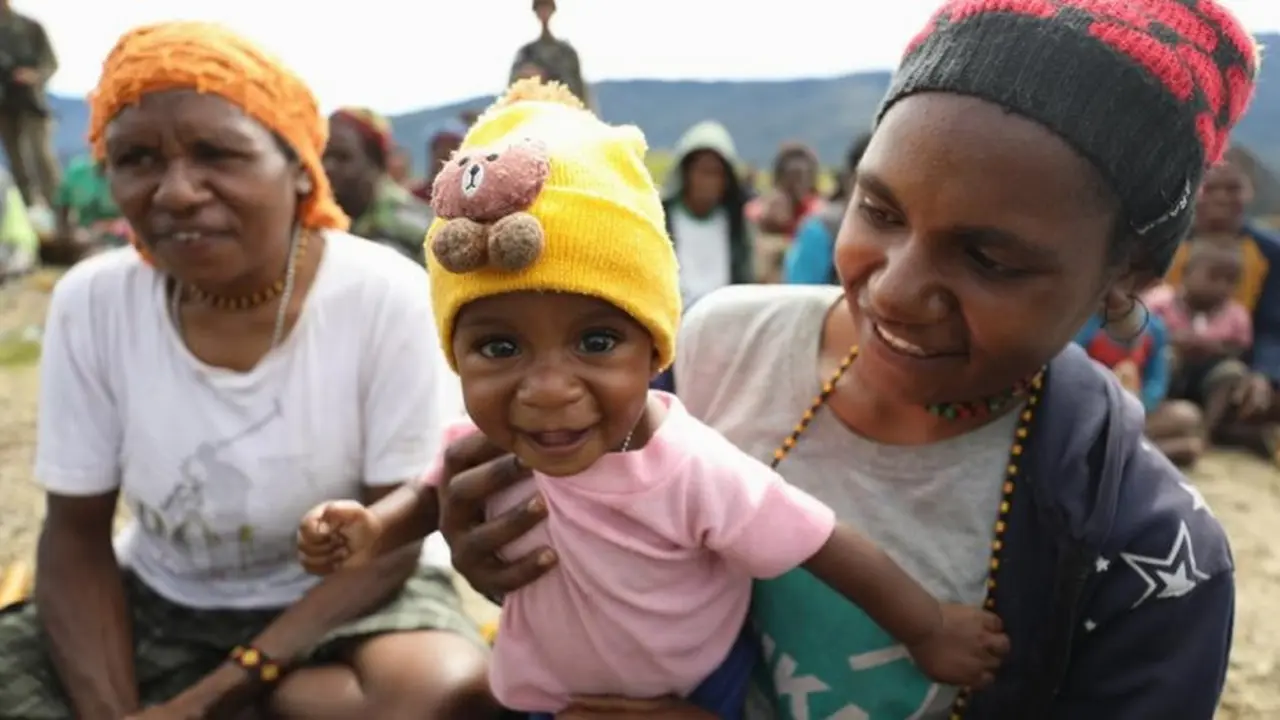 Anak-anak di Puncak Papua Korban Bencana Cuaca Ekstrem