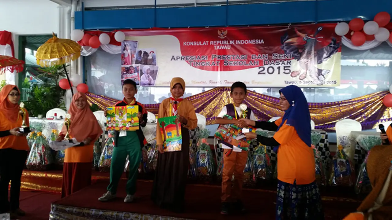 Konsulat RI Tawau Menggelar Apresiasi Prestasi dan Seni