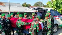 Anggota Komisi XIII DPR RI Umbu Rudi Kabunang meminta Panglima TNI menindak tegas pelaku dugaan penganiayaan yang menyebabkan kematian Prada Lucky Chepril Saputra Namo. (Liputan6.com/Ola Keda)