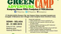 Ikuti Campus Citizen Journalist Green Adventure Camp with WIKA