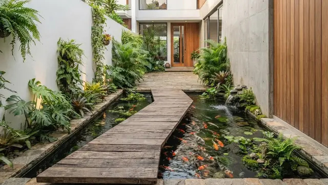 Model Selasar Samping Rumah yang Sempit