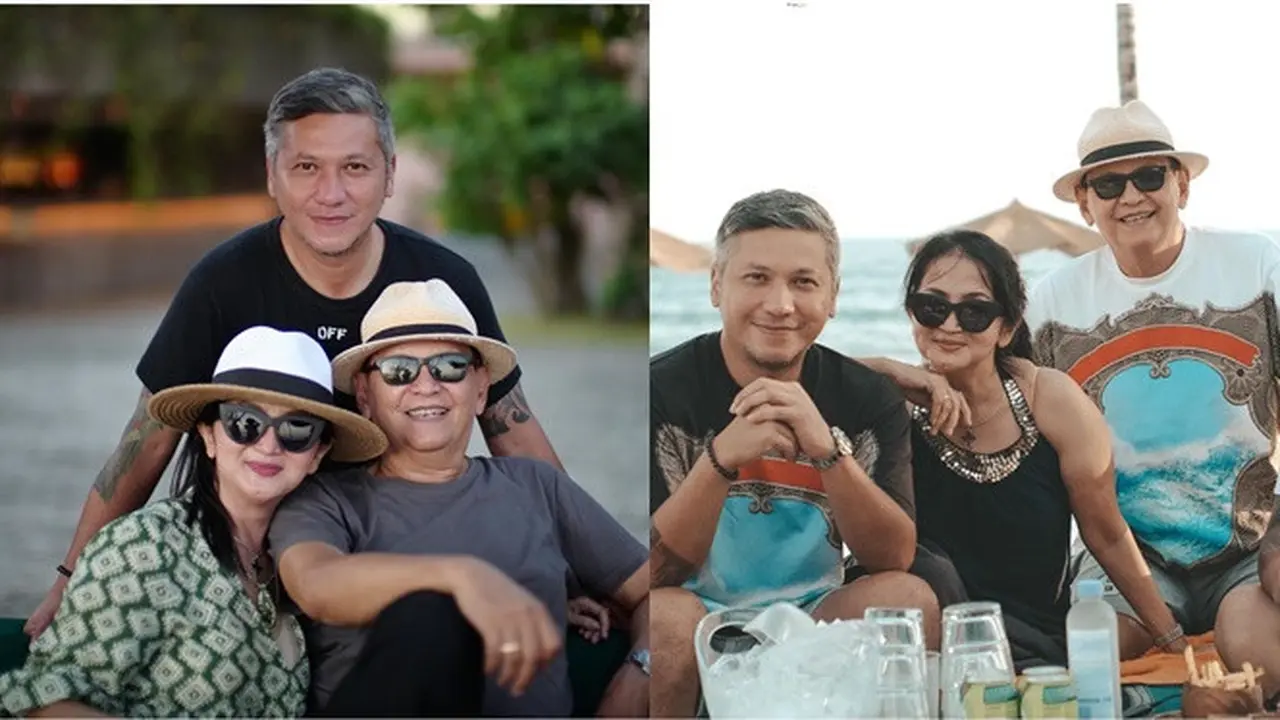 6 Potret Kompak Keluarga Roy Marten Liburan di Bali, Penuh Kehangatan