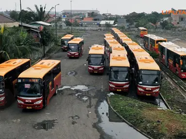 [FOTO] Puluhan Armada Baru BKTB Masuk Bengkel