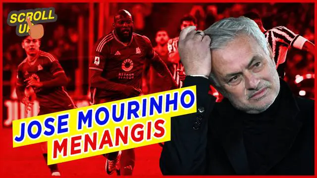 VIDEO: Jose Mourinho Menangis Usai Dipecat AS Roma