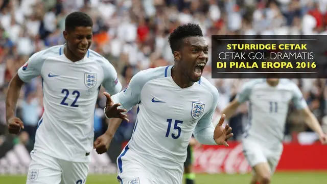 Daniel Sturridge membantu Inggris meraih 3 poin atas Wales pada lanjutan penyisihan grup B Piala Eropa 2016.