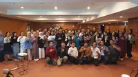 Para penari asal Kabupaten Bandung mengikuti bimtek sertifikasi penari di Grand Pasundan Convention Hotel, Kota Bandung, Kamis, 7 Maret 2024.