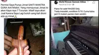 6 Status Facebook Jualan Barang Nyeleneh Ini Bikin Pembeli Heran (sumber: Instagram/duhreceh.id Twitter/pieseta,)