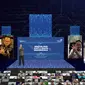 Wakil Menteri BUMN II Kartika Wirjoatmodjo (ketiga dari kanan) saat meluncurkan BigBox, solusi big data  analytics untuk program Satu Data Indonesia, secara online melalui video conference.