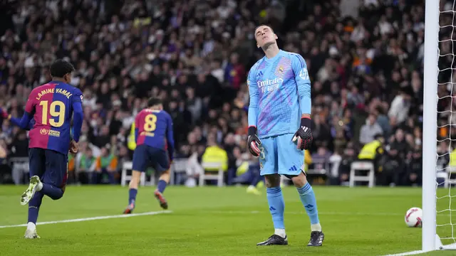 Foto: Ragam Ekspresi Frustasi Para Pemain Real Madrid saat Dihajar Barcelona dalam Duel El Clasico Liga Spanyol