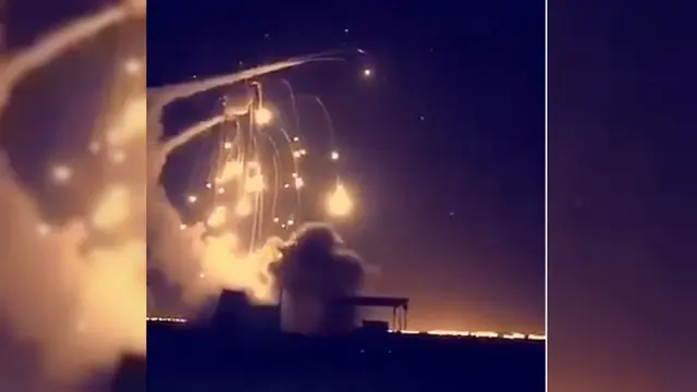 Video Dramatis Rudal Arab Saudi Hentikan Misil Houthi di Langit Riyadh
