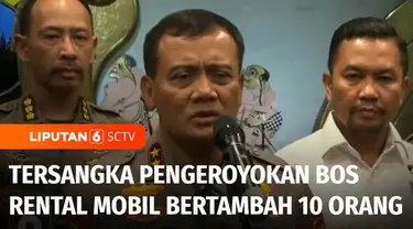 Polisi menangkap enam warga pelaku pengeroyokan yang menewaskan bos rental di Sukolilo, Pati, Jawa Tengah. Jumlah tersangka kini bertambah menjadi 10 orang.