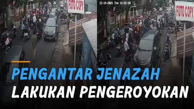 VIDEO: Rombongan Pengantar Jenazah Lakukan Pengeroyokan di Jalan, Empat Tersangka Ditangkap