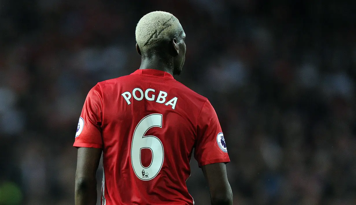 Manchester United membayar Juventus sebesar 105 juta Euro untuk mendapatkan Paul Pogba, Transfer ini membuat Paul Pogba menjadi pemain termahal di Dunia.  (EPA/Peter Powell)