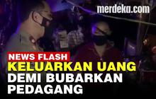 VIDEO: Kapolsek Pulogadung 'Ganti Untung' PKL saat Sidak PPKM Darurat