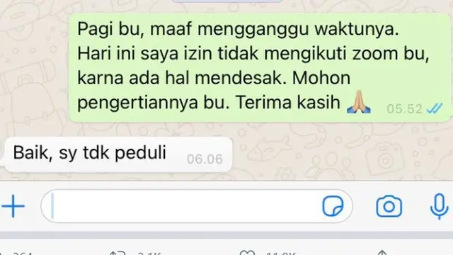 chat kocak guru dan murid