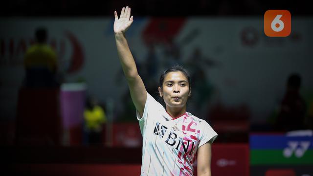 Foto: Gregoria Taklukkan He Bing Jiao untuk Tembus Perempatfinal Indonesia Masters 2023, Putri KW Kandas