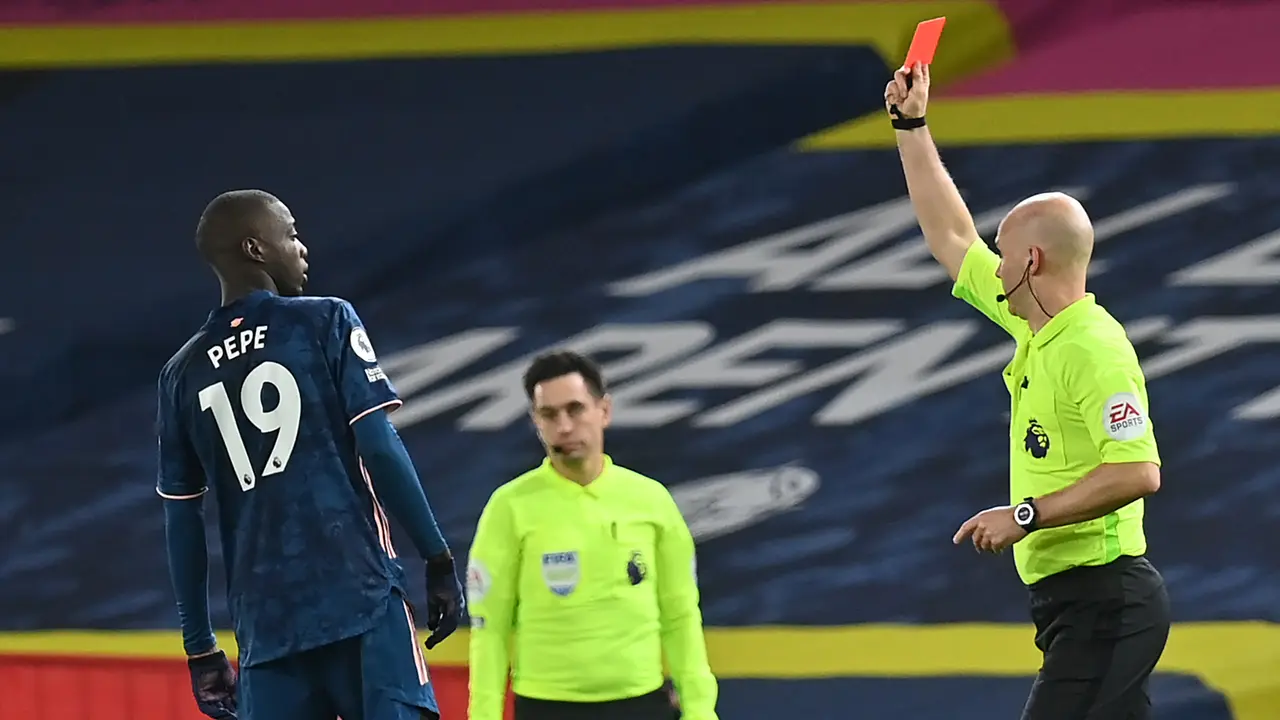 Gelandang Arsenal, Nicolas Pepe.