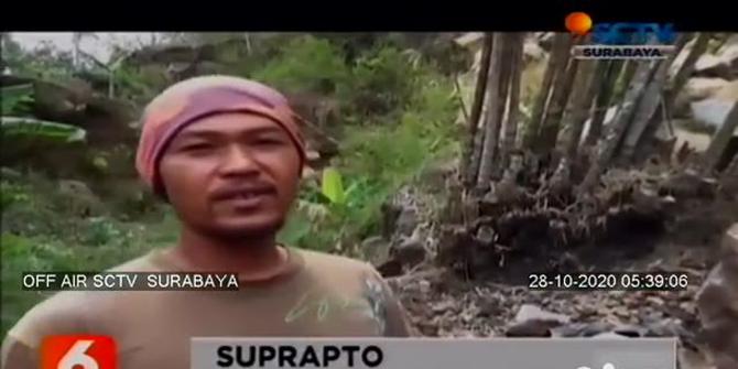 VIDEO: Seorang Penambang Batu di Ngawi Tewas Tertimbun Longsor