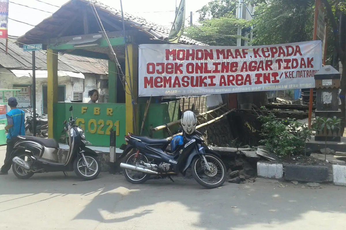 GO-JEK Diprotes Ojek Pangkalan di Utan Kayu