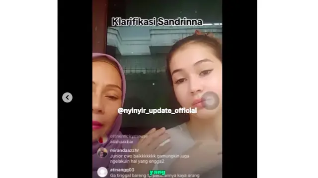 Sandrinna Michelle Klarifikasi Tudingan Tinggal Bareng dengan Junior Roberts: Aku yang Salah Tak Kabari Mami