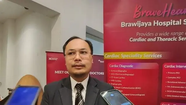 Dokter spesialis penyakit dalam subspesialis kardiovaskular, Simon Salim , dari Brawijaya Hospital Saharjo Jakarta.
