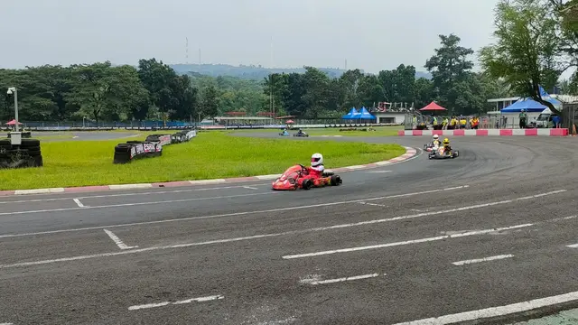 Aleric Rebut Podium di Kejurnas Gokart Eshark Rok Cup 2023 Putaran 2