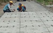 Proyek Jalan Ratusan Miliar Rupiah di Bojonegoro Dikerjakan Asal-asalan