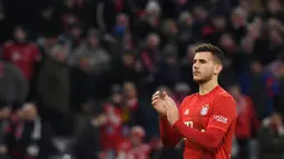 Lucas Hernandez (Bayern Munchen) - Pemain berusia 24 tahun ini bergabung dengan Bayern Munchen pada 2019. Harga transfer Lucas Hernandez saat ini senilai 56 juta euro. (AFP/Christof Stache)