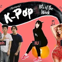 Simak Bintang K-Pop Hits of the Week kali ini yang lengkapi oleh IU, Hyukoh, Hyolyn feat. Changmo, dan Jonghyun. (Foto: exotic-siro.deviantart, pinterest, pikudesign.deviantart, hiphopkr.tumblr, Desain: Nurman Abdul Hakim/Bintang.com)