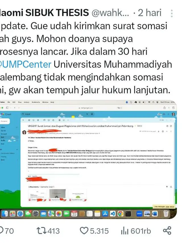 Sudah Mengirimkan Surat Somasi