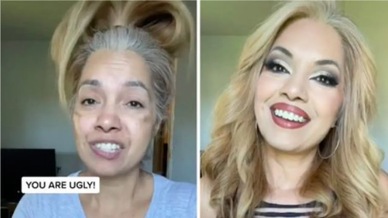 transformasi makeup terlihat lebih muda