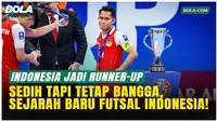 Sedih tapi Membanggakan! Ekspresi Pemain Timnas Futsal Indonesia usai Gagal Juara
