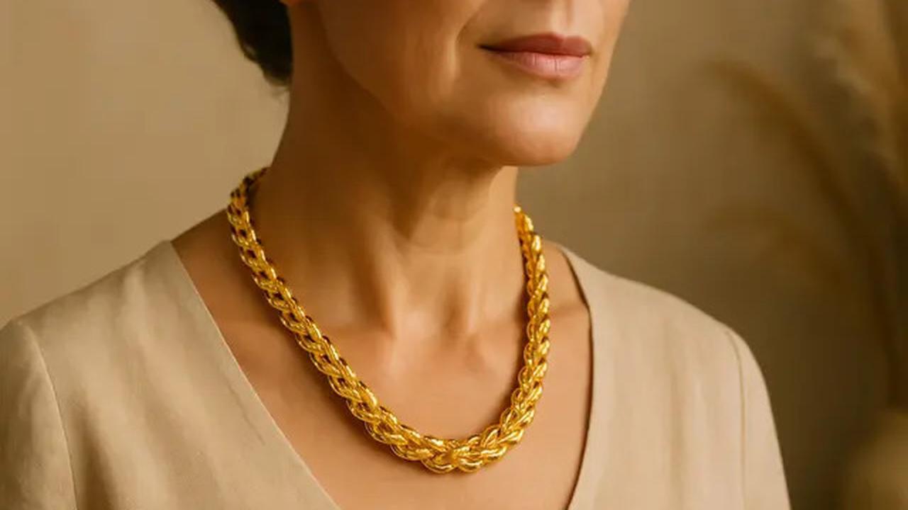 7 Model Kalung 50 Gram Emas Elegan untuk Ibu-Ibu 40 Tahun ke Atas
