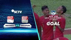 Berita video momen gol pertama Timnas Indonesia ke gawang Singapura di Grup A Piala AFF U-15 2019 yang dicetak Marselino Ferdinan, Senin (29/7/2019).