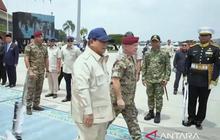 Presiden Prabowo Antar Raja Abdullah II Pulang dengan Pengawalan Jet Tempur F-16